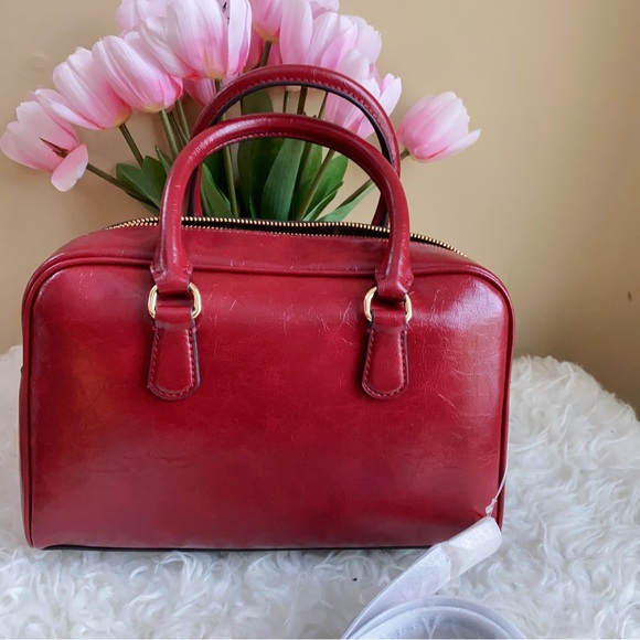 MICHAEL KORS Thompson Medium Distressed Studded Satchel - Picture 6 of 10